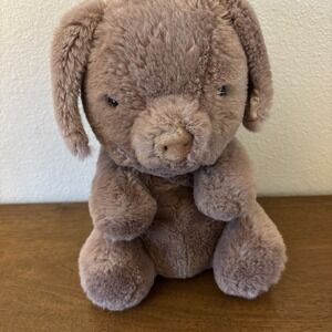 Vintage Gund Plush Pig Hamlet 1980 Mauve Brown Stuffed Animal Piglet 11"